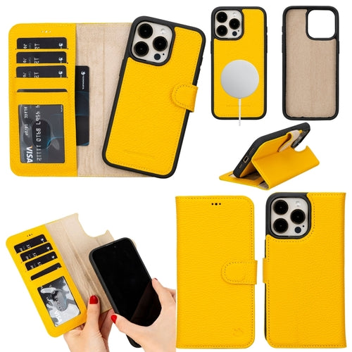 Casper iPhone 15 Pro Max Wallet Case Leather MagSafe