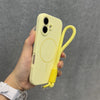 Ultra Thin Matte Case with strap for iPhone