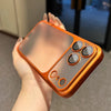 Plating Frosted Translucent Case for iPhone 17 Pro Max