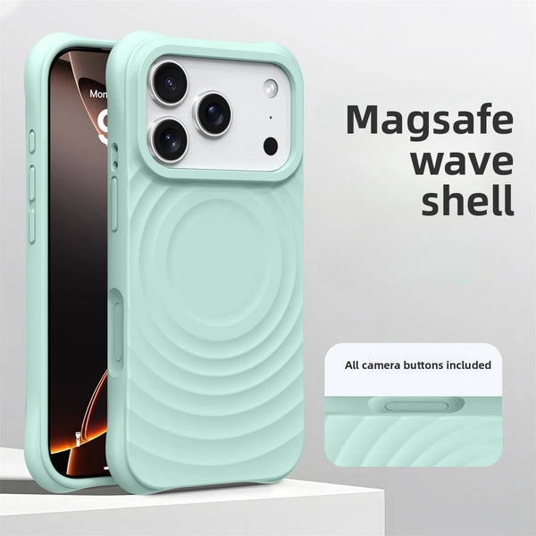 Soft Touch Wave Pattern iPhone Case