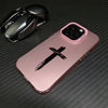 Black Cross Matte Phone Case