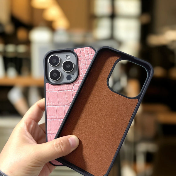 Crocodile Skin Pattern With Tiger Stripe Back Cover