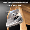 Titanium metallic matte iPhone case shown with strong MagSafe-style magnetic alignment