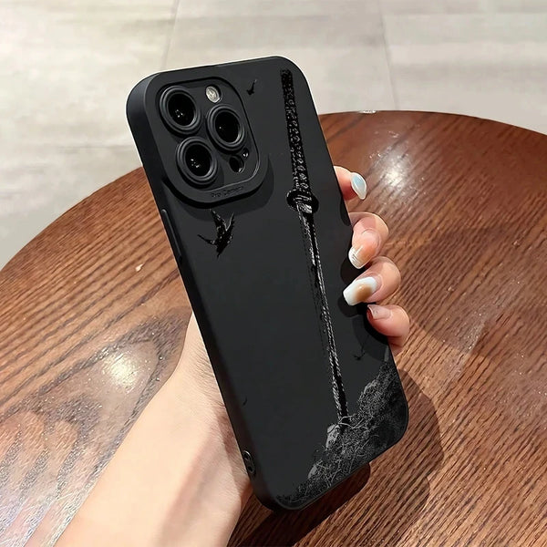 Sword Pattern Protective Phone Case