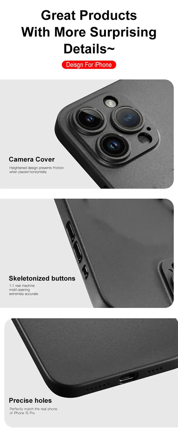 Slim Frosted Matte iPhone Case