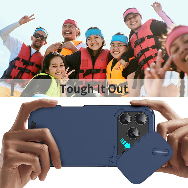 Cover Slide Camera Protective Cases For iPhone