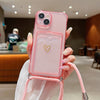 Lanyard Strap Card Holder Case for iPhone
