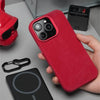 Fiber Leather MagSafe Case with Shockproof Protection | iPhone 17 Pro Max