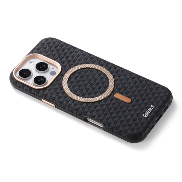 Orange Triangle Pattern MagSafe Case protective iPhone case for iPhone 16 Pro Max to iPhone 16 Pro
