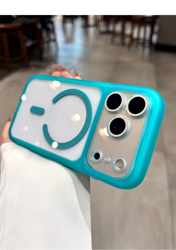 Transparent MagSafe Armor Case for iPhone 17 Pro
