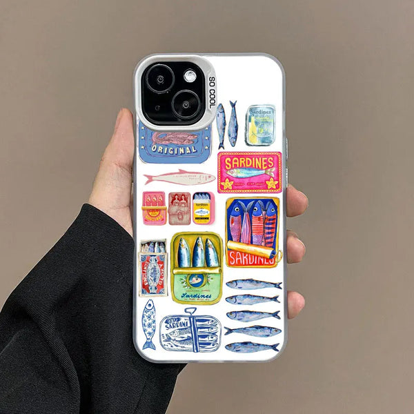 Fish Funny Sardines Laser Phone Case