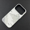 White carbon texture iPhone case featuring a clean half-wrapped fit