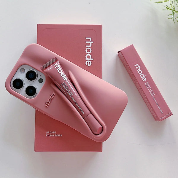 Rhode Style Lipstick Holder iPhone Case