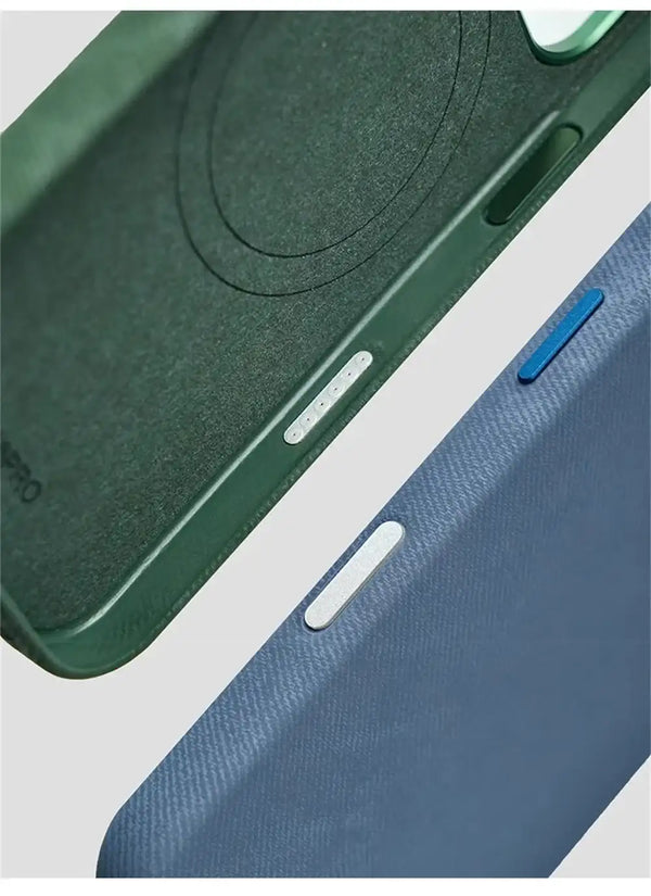 Fiber Leather MagSafe Case with Shockproof Protection | iPhone 17 Pro Max