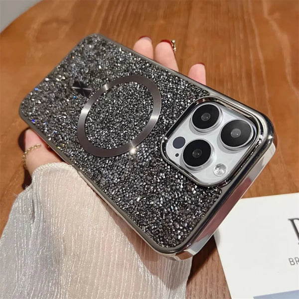 Luxury Bling Glitter MagSafe Case For 14 Pro Max | Main Character Energy
