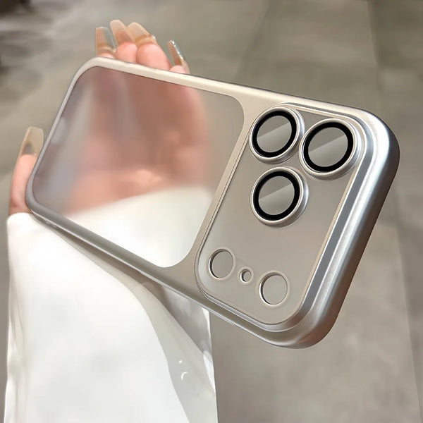 Plating Frosted Translucent Case for iPhone 17 Pro Max