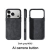 Real Alcantara Back Case With Premium Touch- iPhone 17 Pro Max