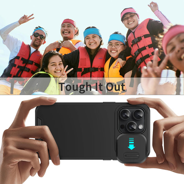 Cover Slide Camera Protective Cases For iPhone