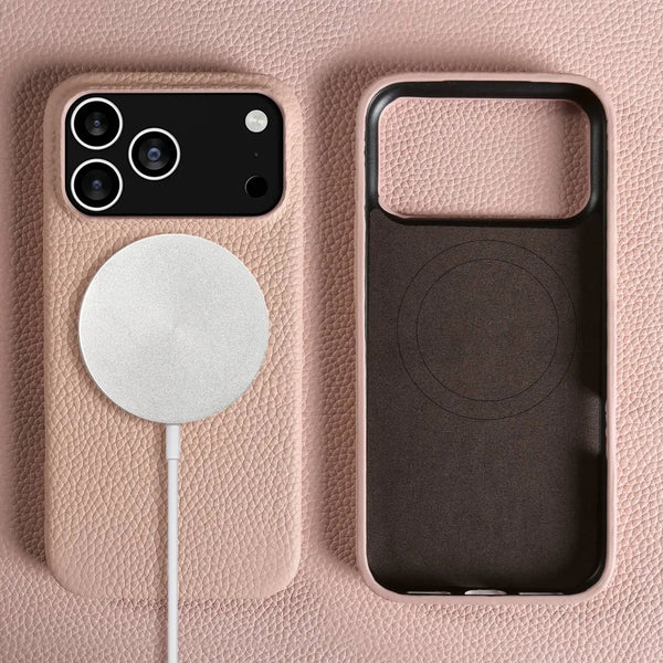Premium Leather Case iPhone 17 Pro Max – Magnetic Protection