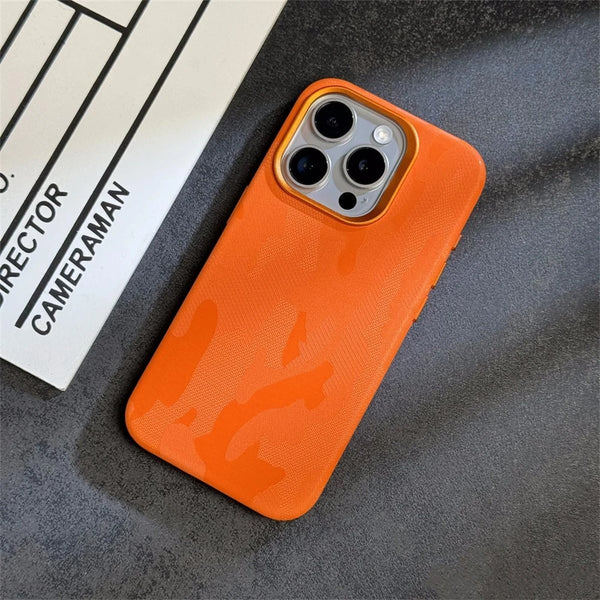 Shockproof Camo Leather Case