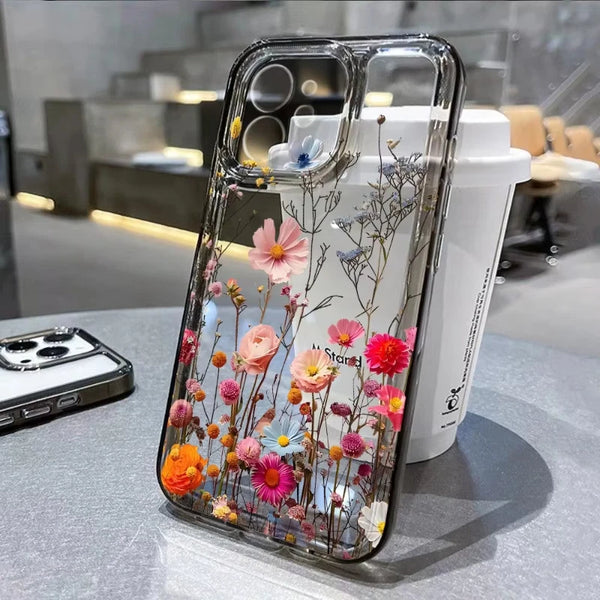 Cute Floral Phone Case Transparent