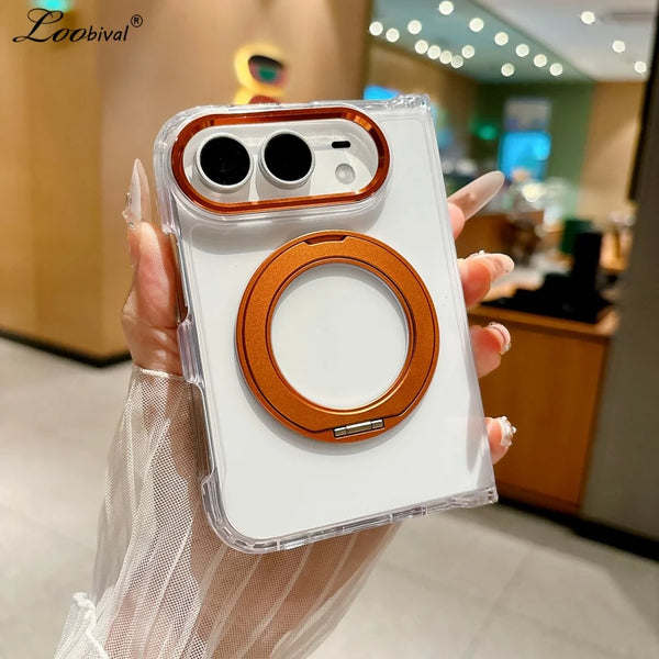 Rotating Transparent MagSafe Case