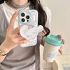 With Holder Cinnamoroll MagSafe Grip Case protective iPhone case for For iPhone 16ProMax to For iPhone 17