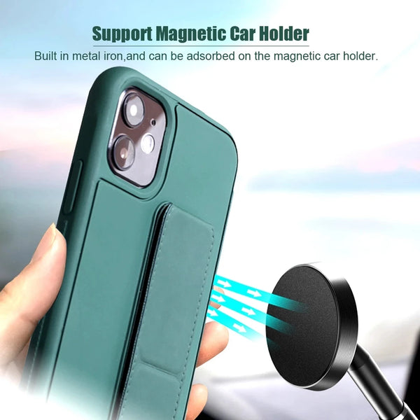 Magnetic Stand With Holder Case for iPhone
