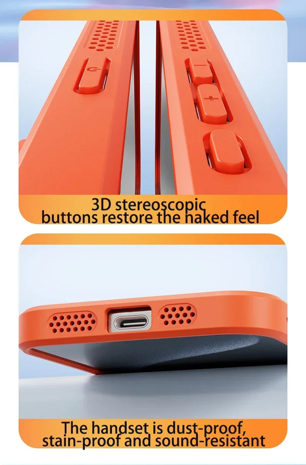 iPhone 17 Breathable Hard Back Magnetic Cover For Magsafe