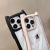 Soft Silicone Cute Cat Ear Phone Case For iPhone
