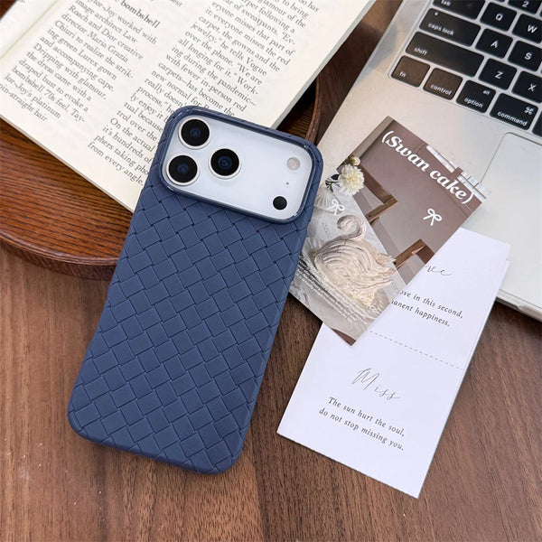 Luxury iPhone Case – Textured Braided Design