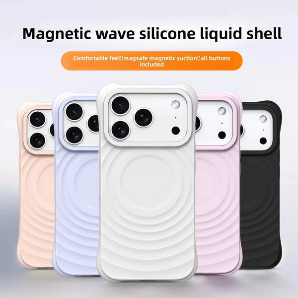 Soft Touch Wave Pattern iPhone Case - additional view