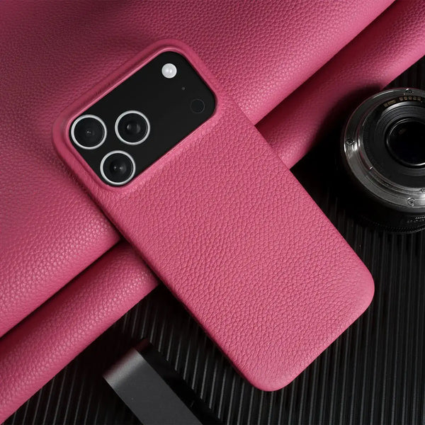 Premium Leather Case iPhone 17 Pro Max – Magnetic Protection