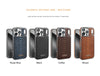 Coffee snake-texture iPhone case displayed in multiple angles for model fit