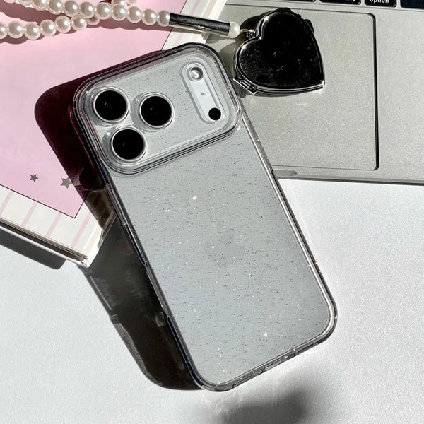 Everyday Glam With Sparkle Clear Case For iPhone 17 Pro Max