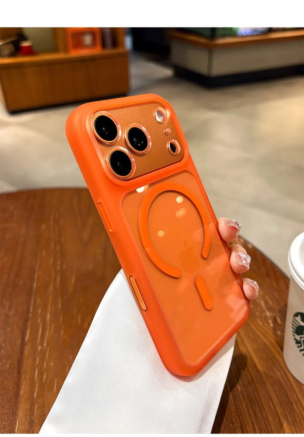 Transparent MagSafe Armor Case for iPhone 17 Pro