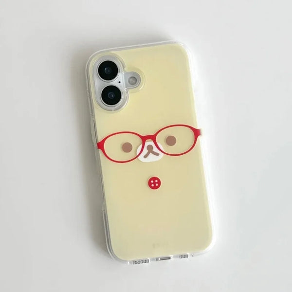 Cute Bear Themed Phone Case