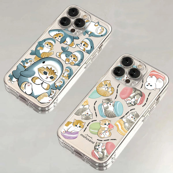 Transparent Cute Cat iPhone Case - additional view