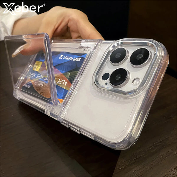 Transparent Wallet Case for iPhone - alternate angle