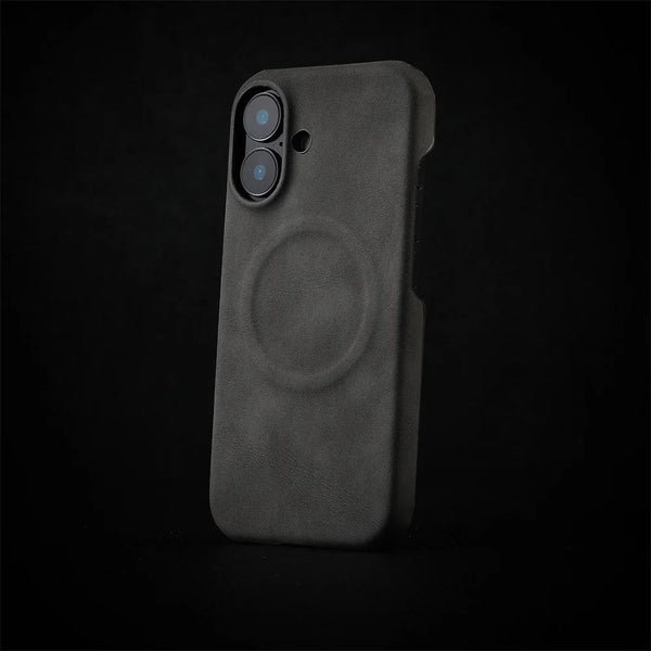 Heritage Leather Case for iPhone 16 – Magnetic Style