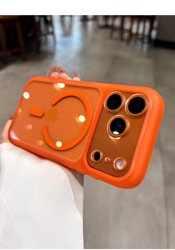Transparent MagSafe Armor Case for iPhone 17 Pro