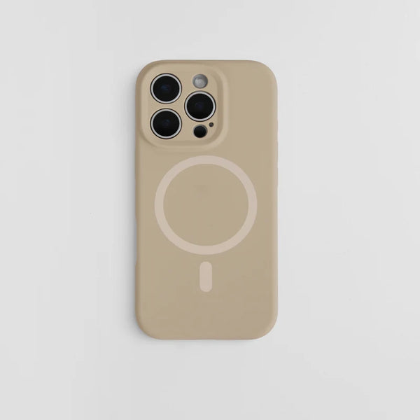 Solid Color Liquid Silicone MagSafe Phone Case for iPhone 16 Pro Max
