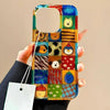 Adorable And Vibrant Plaid LeopardAnimal Phone Case