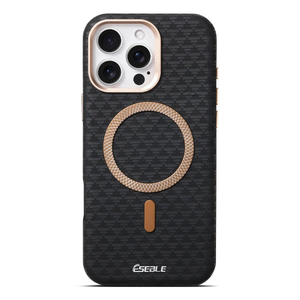 Orange Triangle Pattern MagSafe Case protective iPhone case for iPhone 16 Pro Max to iPhone 16 Pro
