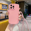 Wave Silicone Case with Crossbody Strap