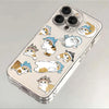 Transparent Cute Cat iPhone Case