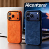 Real Alcantara Back Case With Premium Touch- iPhone 17 Pro Max