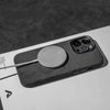 Premium Dark Grey Leather Magnetic Charging Case - additional view