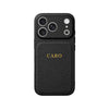Personalised Letter Leather Case for iPhone 17 Pro