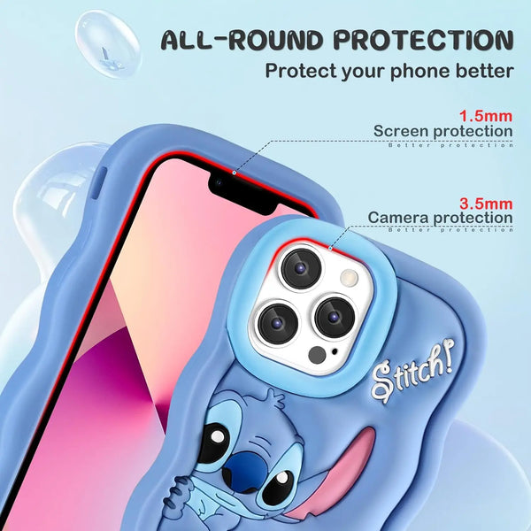 Silicone Wave Stitch Soft Case